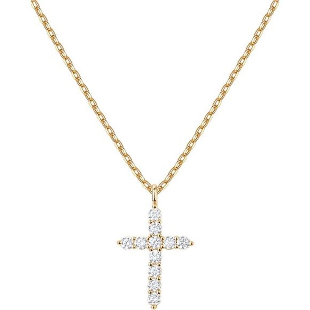 14K Gold Plated Cross Necklace for Women | Cross Pendant | Necklaces for Women